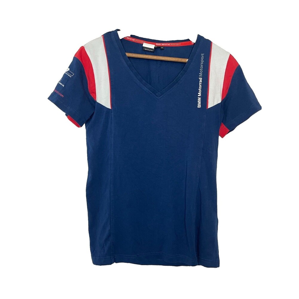BMW Motorrad Tshirt Blue Neck Women's Medium